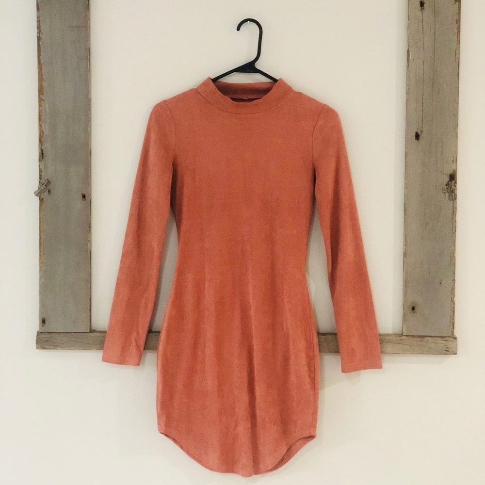 Blush Long Sleeve Dress